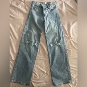 Kids Abercrombie wide leg jeans